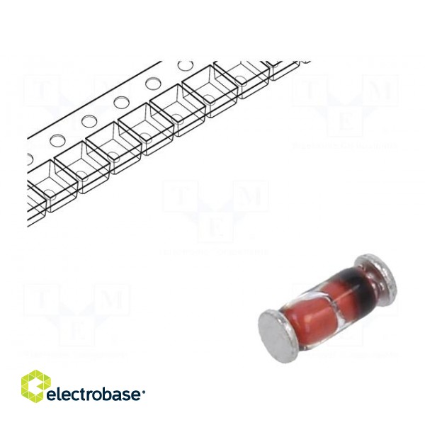 Diode: switching | SMD | 75V | 0.15A | 4ns | MiniMELF glass | Ufmax: 1V