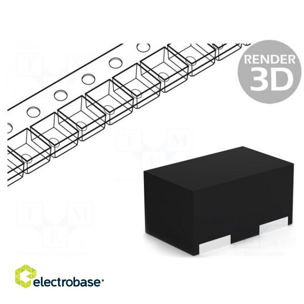 Diode: transil | 40W | 4÷10V | 6A | unidirectional | DFN2 | 0.5pF