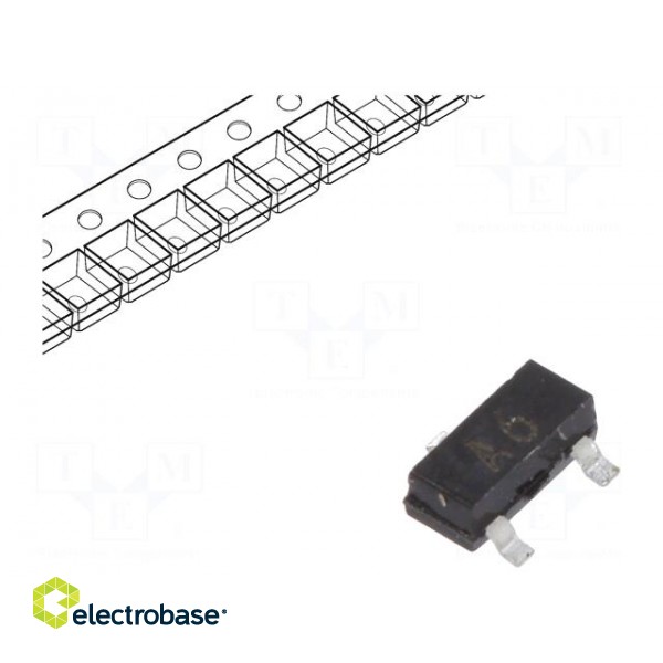 Diode: switching | SMD | 85V | 215mA | 4ns | SOT23 | Ufmax: 1.25V | Ifsm: 4A