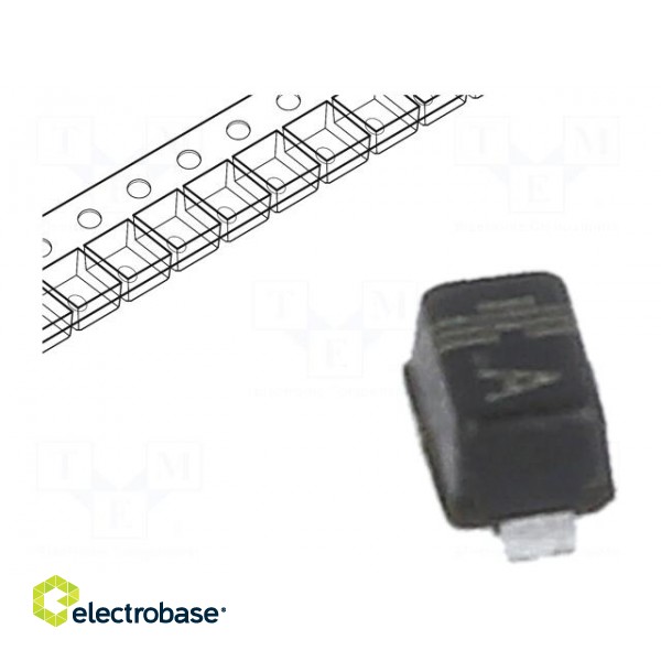 Diode: switching | SMD | 85V | 250mA | 4ns | SOD523 | Ufmax: 1.25V | Ifsm: 4A
