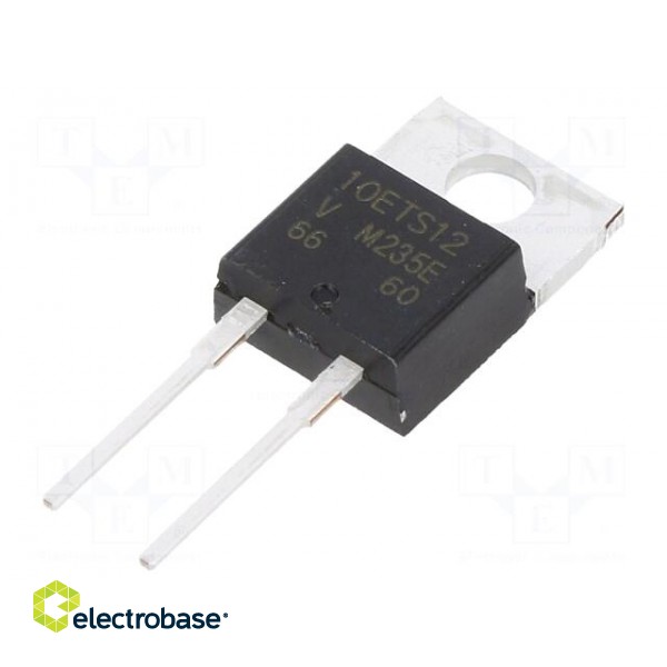 Diode: rectifying | THT | 1.2kV | 10A | tube | Ifsm: 135A | TO220AC