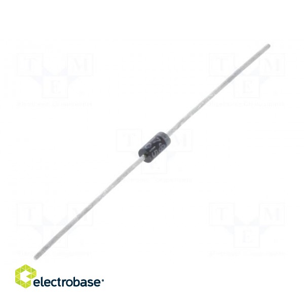 Diode: rectifying | THT | 1kV | 1A | Ifsm: 30A | DO41 | Ufmax: 1.1V