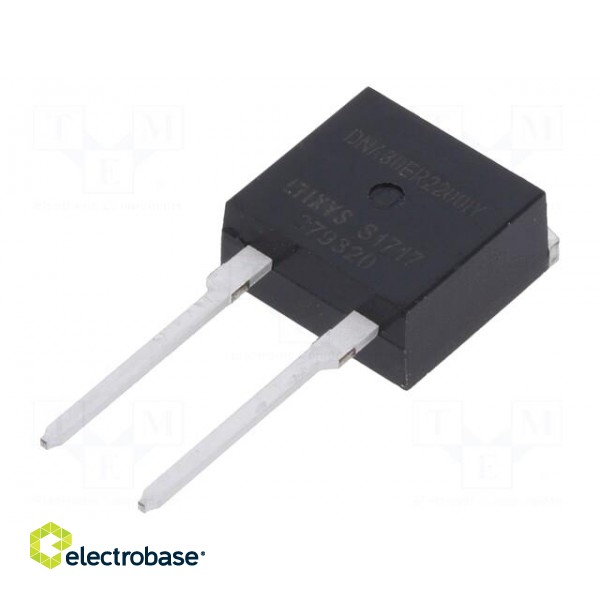 Diode: rectifying | THT | 2.2kV | 30A | tube | Ifsm: 370A | TO262AA