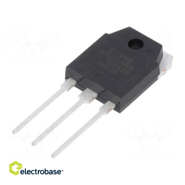 Diode: rectifying | THT | 200V | 30Ax2 | tube | Ifsm: 360A | TO3P | 160W