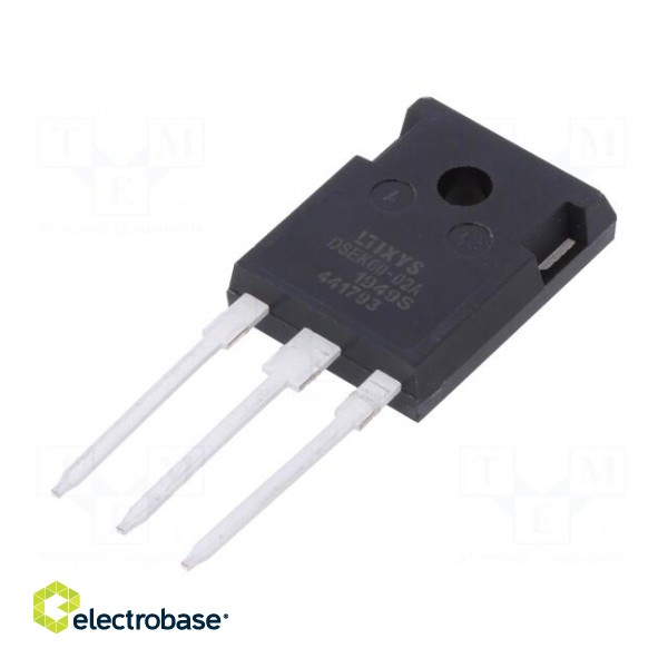 Diode: rectifying | THT | 200V | 34Ax2 | tube | Ifsm: 325A | TO247-3 | 125W