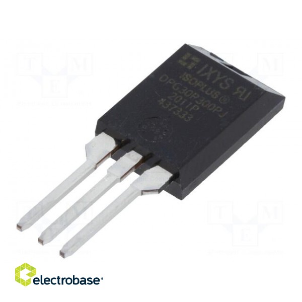 Diode: rectifying | THT | 300V | 30A | tube | Ifsm: 450A | ISOPLUS220™
