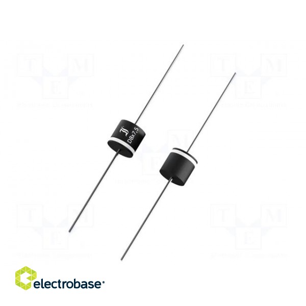 Diode: transil | 5kW | 7.78÷8.95V | unidirectional | P600
