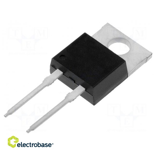 Diode: rectifying | THT | 600V | 15A | tube | Ifsm: 200A | SOD59,TO220AC