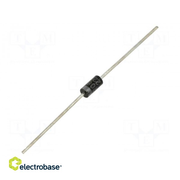 Diode: rectifying | THT | 600V | 2A | Ammo Pack | DO15 | Ufmax: 1.75V | 35ns