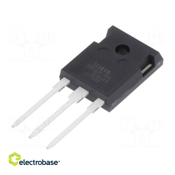 Diode: rectifying | THT | 600V | 15Ax2 | tube | Ifsm: 110A | TO247-3 | 95W