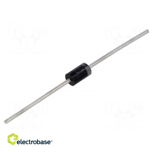 Diode: rectifying | THT | 600V | 4A | Ammo Pack | Ifsm: 110A | DO201 | 60ns