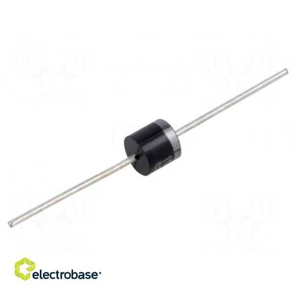 Diode: rectifying | THT | 600V | 6A | Ammo Pack | Ifsm: 400A | P600 | 1.5us
