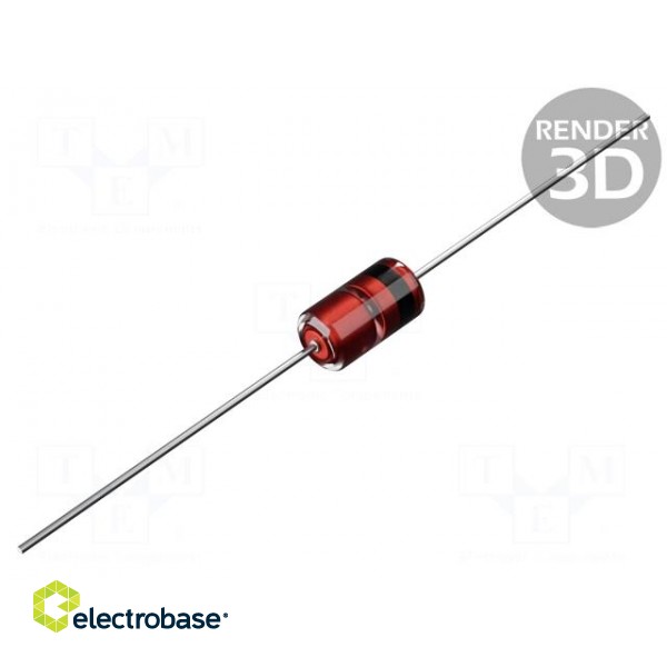 Diode: switching | THT | 100V | 300mA | Ifsm: 4A | DO35 | Ufmax: 1V | Ir: 50uA