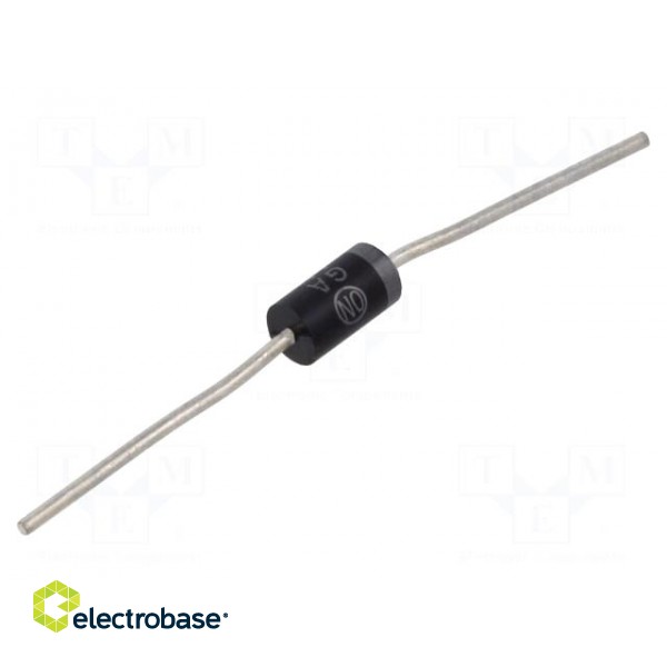 Diode: switching | THT | 200V | 3A | reel,tape | Ifsm: 200A | DO27 | Ir: 50uA