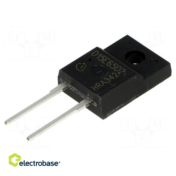 Diode: rectifying | THT | 650V | 15A | tube | TO220FP-2