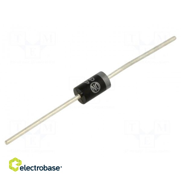 Diode: rectifying | THT | 800V | 3A | reel,tape | Ifsm: 200A | DO27