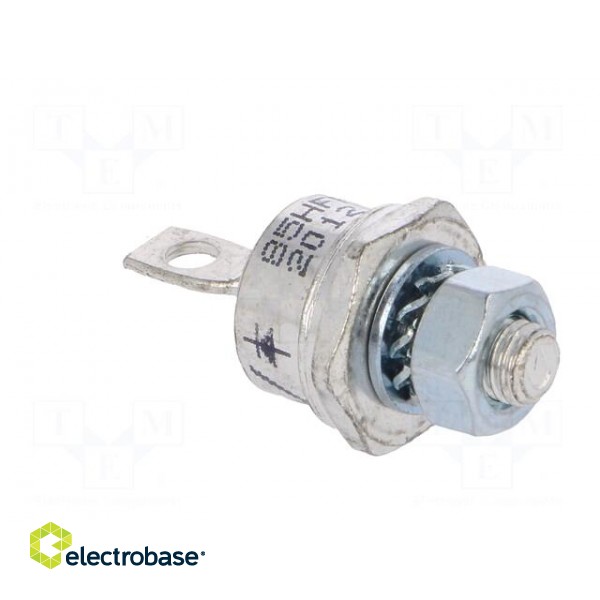 Diode: stud rectifying | 1.2kV | 1.2V | 85A | anode stud | DO203AB image 4