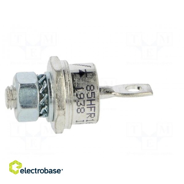 Diode: rectifying | 1.6kV | 1.4V | 85A | anode to stud | DO203AB,DO5 image 7