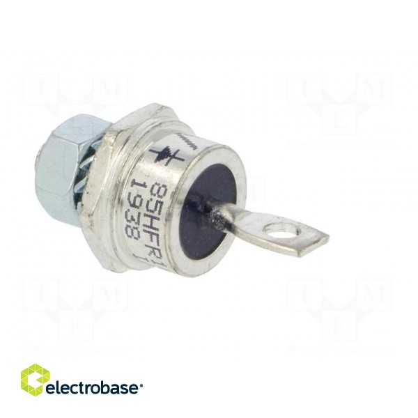 Diode: rectifying | 1.6kV | 1.4V | 85A | anode to stud | DO203AB,DO5 image 8