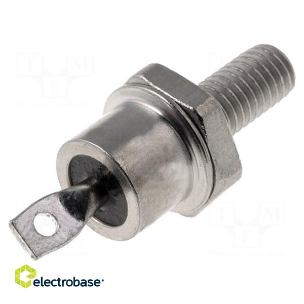 Diode: rectifying | 1.6kV | 1.5V | 10A | anode to stud | DO4 | M5