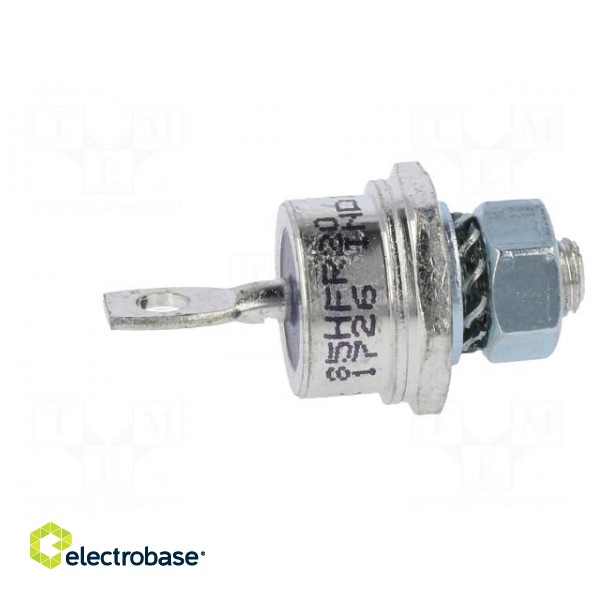 Diode: rectifying | 200V | 1.2V | 85A | anode to stud | DO203AB,DO5 image 3