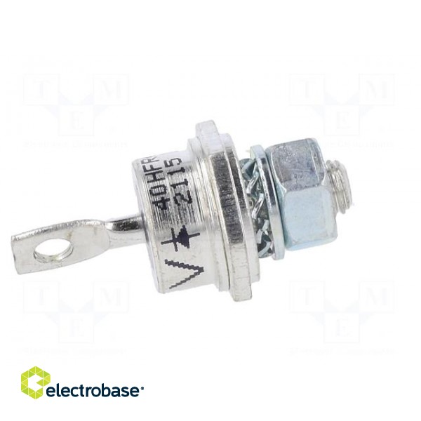 Diode: rectifying | 400V | 1.3V | 40A | anode to stud | DO203AB,DO5 фото 3