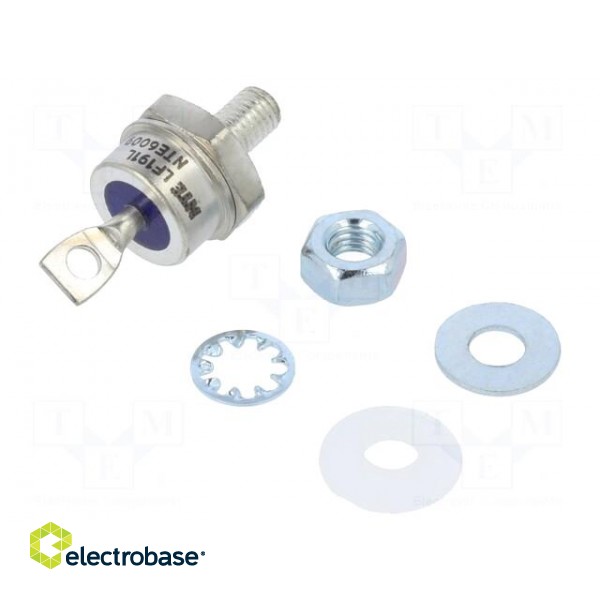 Diode: stud rectifying | 400V | 1.6V | 40A | anode stud | DO5 | screw image 1