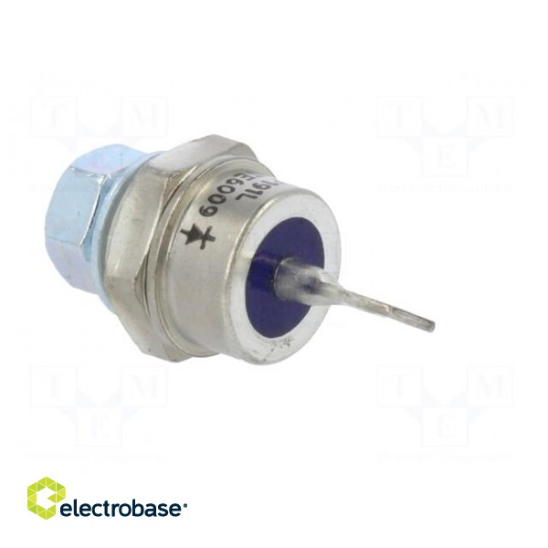 Diode: stud rectifying | 400V | 1.6V | 40A | anode stud | DO5 | screw image 8