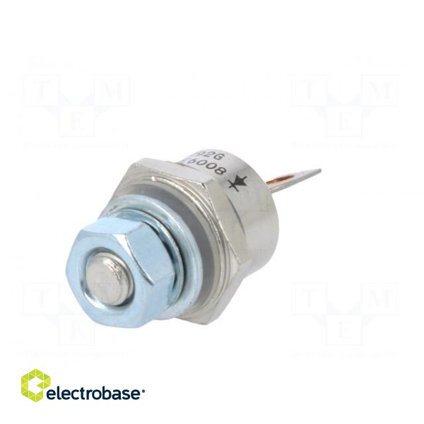 Diode: stud rectifying | 400V | 1.6V | 40A | cathode stud | DO5 | screw image 6