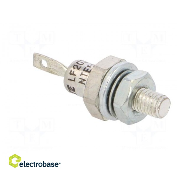 Diode: rectifying | 600V | 1.2V | 30A | cathode to stud | DO4 | Ifsm: 300A image 4