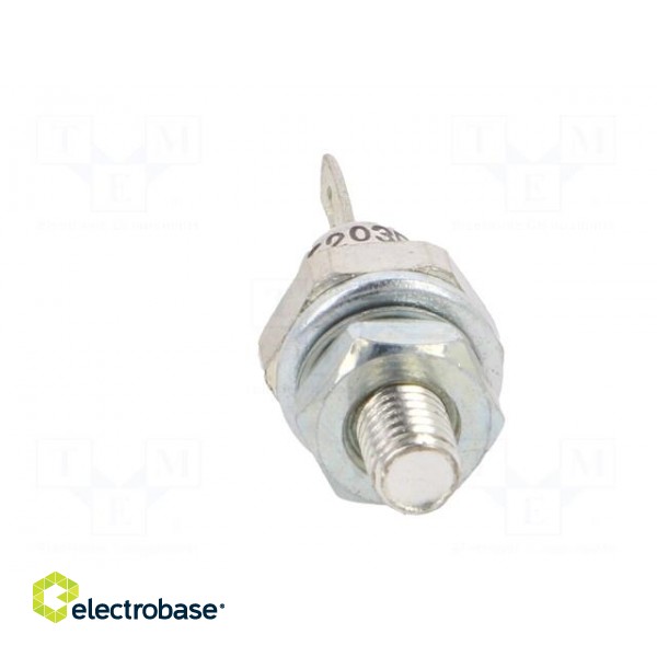 Diode: rectifying | 600V | 1.2V | 30A | cathode to stud | DO4 | Ifsm: 300A image 5