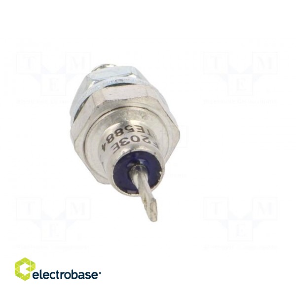 Diode: rectifying | 600V | 1.2V | 30A | cathode to stud | DO4 | Ifsm: 300A image 9