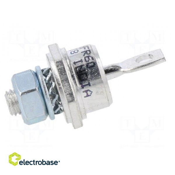 Diode: rectifying | 600V | 1.3V | 40A | anode to stud | DO203AB,DO5 image 7