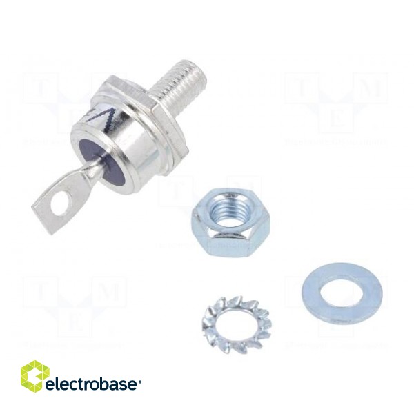 Diode: rectifying | 600V | 1.3V | 40A | anode to stud | DO203AB,DO5 image 1
