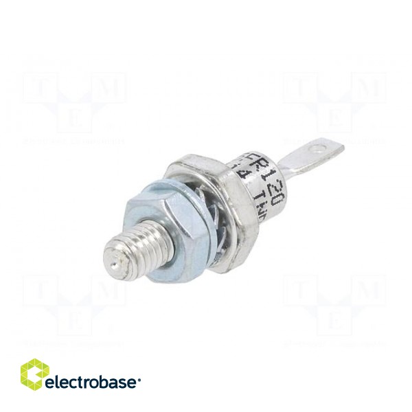 Diode: rectifying | 1.2kV | 1.3V | 25A | anode to stud | DO203AA,DO4 image 6