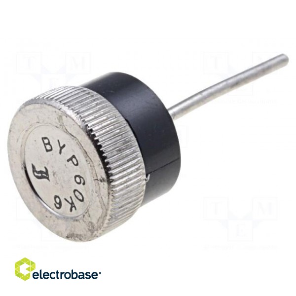 Diode: rectifying | 600V | 60A | 190A | Ø12,75x4,2mm | cathode on wire