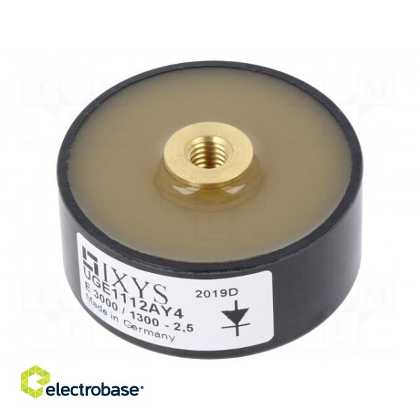 Diode: rectifying | 8kV | 2/3.2/4.2A | 7A | 2.5kW | Ø55x23mm | Ifsm: 120A image 1