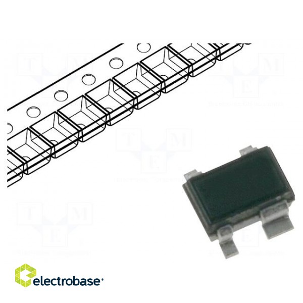 Diode: switching | 30V | 100mA | 100mW | SOT343 | single diode | 80ns