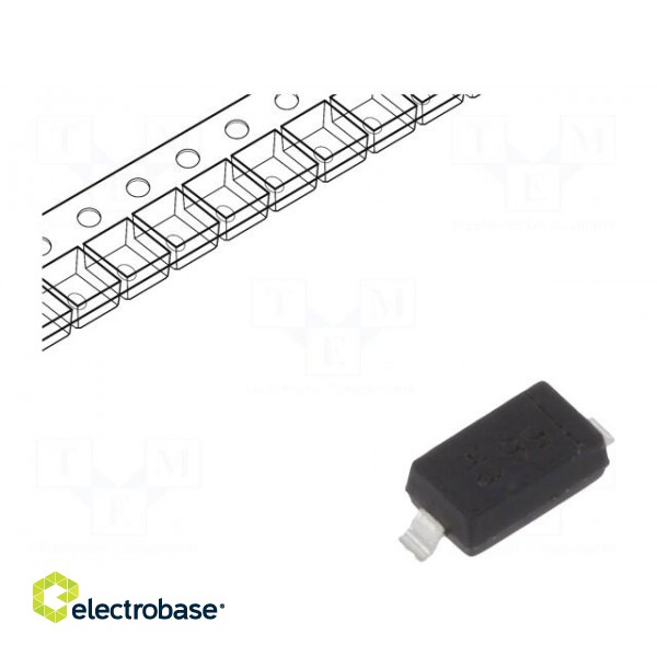 Diode: Schottky rectifying | SBR® | SMD | 60V | 0.5A | SOD123 | reel,tape