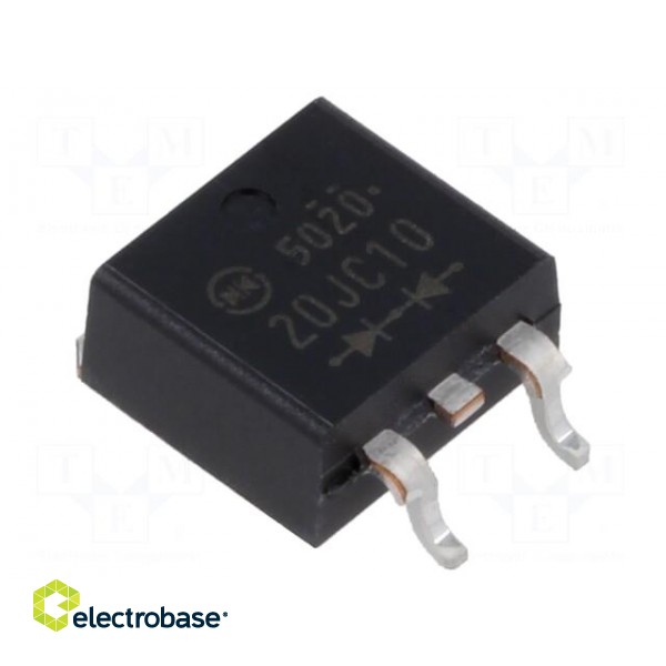 Diode: Schottky rectifying | SMD | 100V | 20A | SC83 | reel,tape