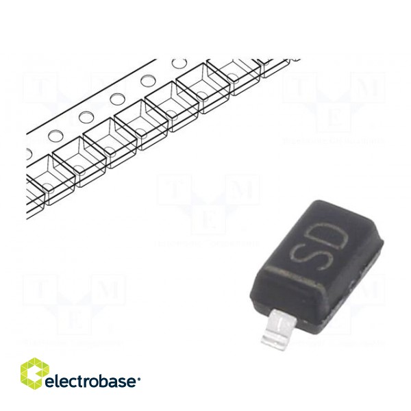 Diode: Schottky rectifying | SMD | 20V | 0.5A | SOD123