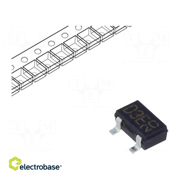 Diode: Schottky rectifying | SMD | 20V | 0.5A | SC59,SOT346 | reel,tape