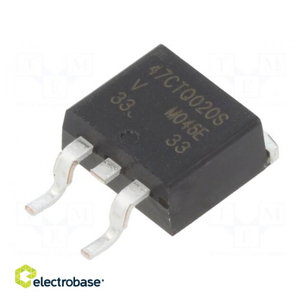 Diode: Schottky rectifying | SMD | 20V | 20Ax2 | D2PAK | tube
