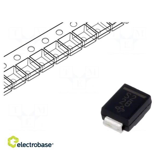 Diode: Schottky rectifying | SMD | 20V | 2A | SMB | reel,tape