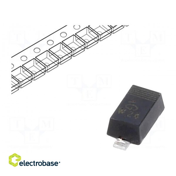Diode: Schottky rectifying | SMD | 30V | 0.2A | SOD123F | reel,tape