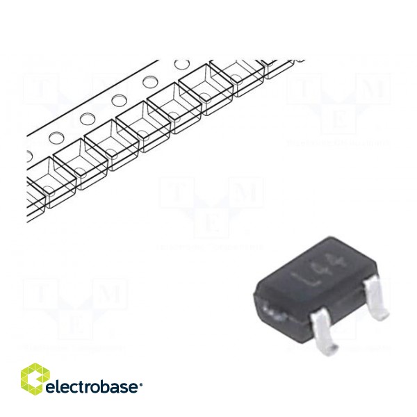 Diode: Schottky rectifying | SMD | 30V | 0.2A | SOT323 image 1