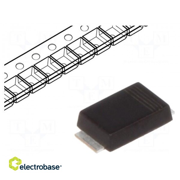 Diode: transil | 600W | 32.8V | 13.2A | unidirectional | SOD128