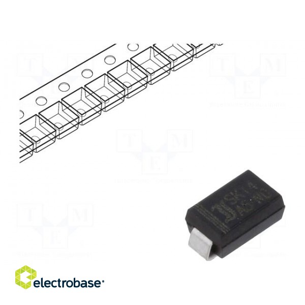 Diode: Schottky rectifying | SMD | 40V | 1A | SMA | reel,tape