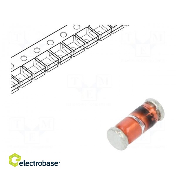 Diode: Schottky rectifying | SMD | 40V | 200mA | 10ns | SOD80 | 400mW