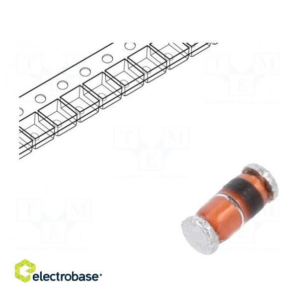 Diode: Schottky switching | SMD | 50V | 0.6A | 4ns | MiniMELF,SOD80